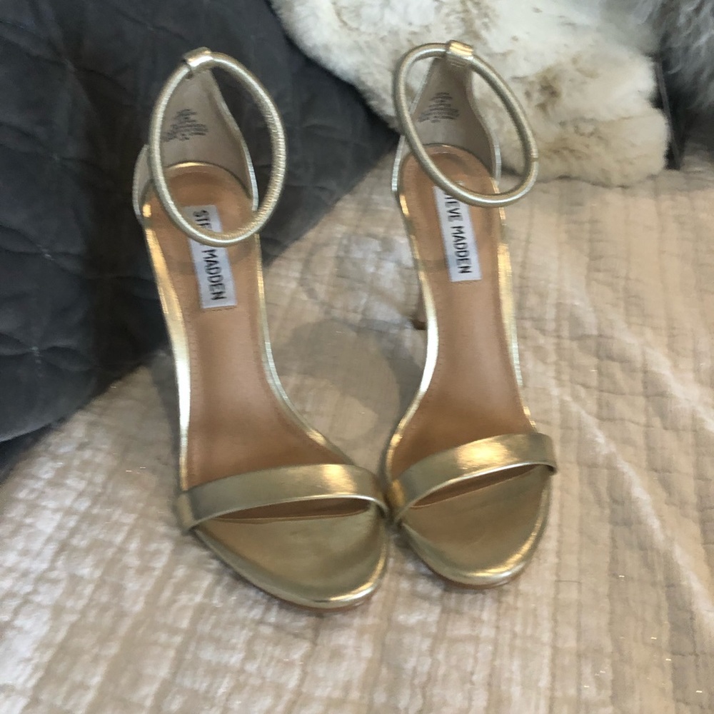 Brand New Gold Heels - Picture 2 of 3
